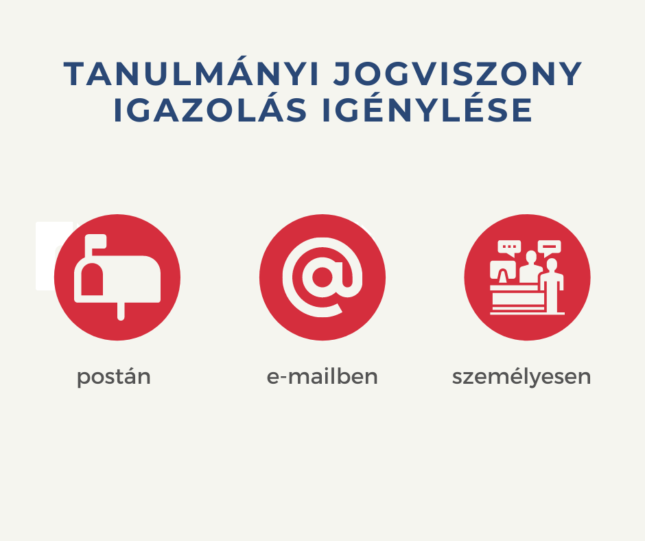 tanulmányi jogviszony igazolás illusztráció